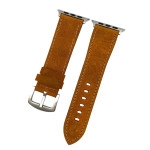24 mm Spor S Crazy Taba Deri Apple Saat Kordonu 